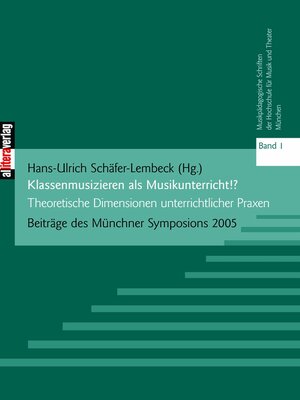 cover image of Klassenmusizieren als Musikunterricht?